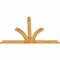 Ekena Millwork Richland Rough Sawn Timber Gable Bracket, Western Red Cedar, 96"W x 64"H x 2"D x 6"F, 16/12 Pitch GBW096X64X0206RIC00RWR - alternate 5